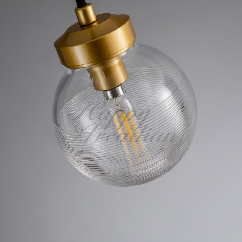 Patricia Glass Modern Kitchen Island Pendant Lamp