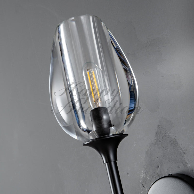 Harper Tulpe Modern Glass Wall Sconce