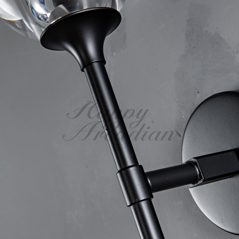 Harper Tulpe Modern 2 Light Glass Wall Light Fixture