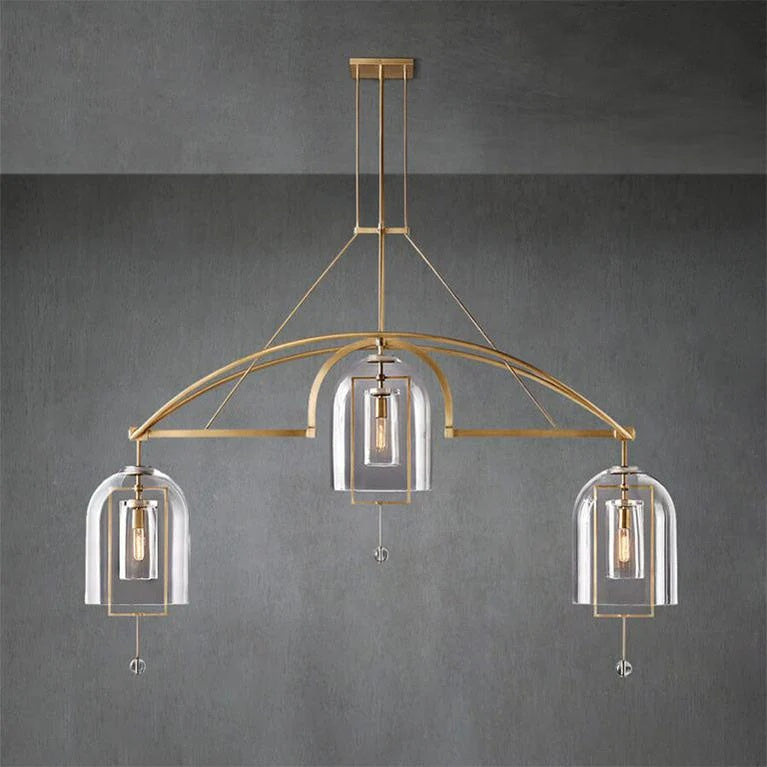 HA Fulcrum Round Chandelier 73" 3-Lights