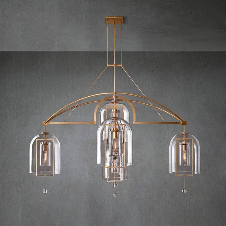 HA Fulcrum Round Chandelier 73" 5-Lights