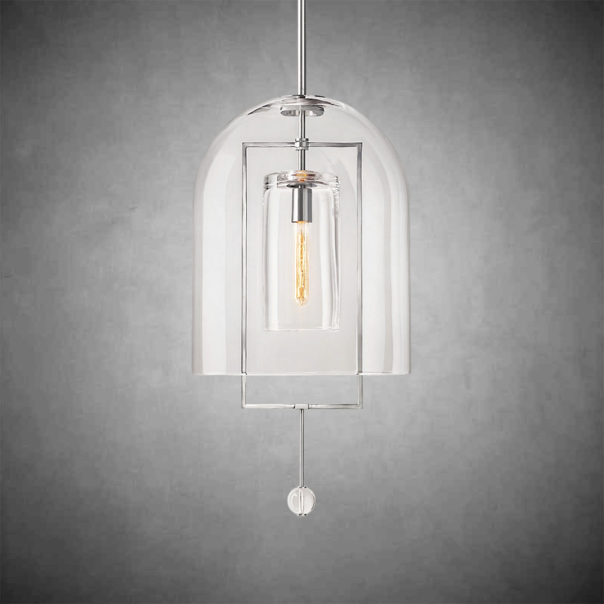 Donie Modern Glass Bell Shade Pendant Light