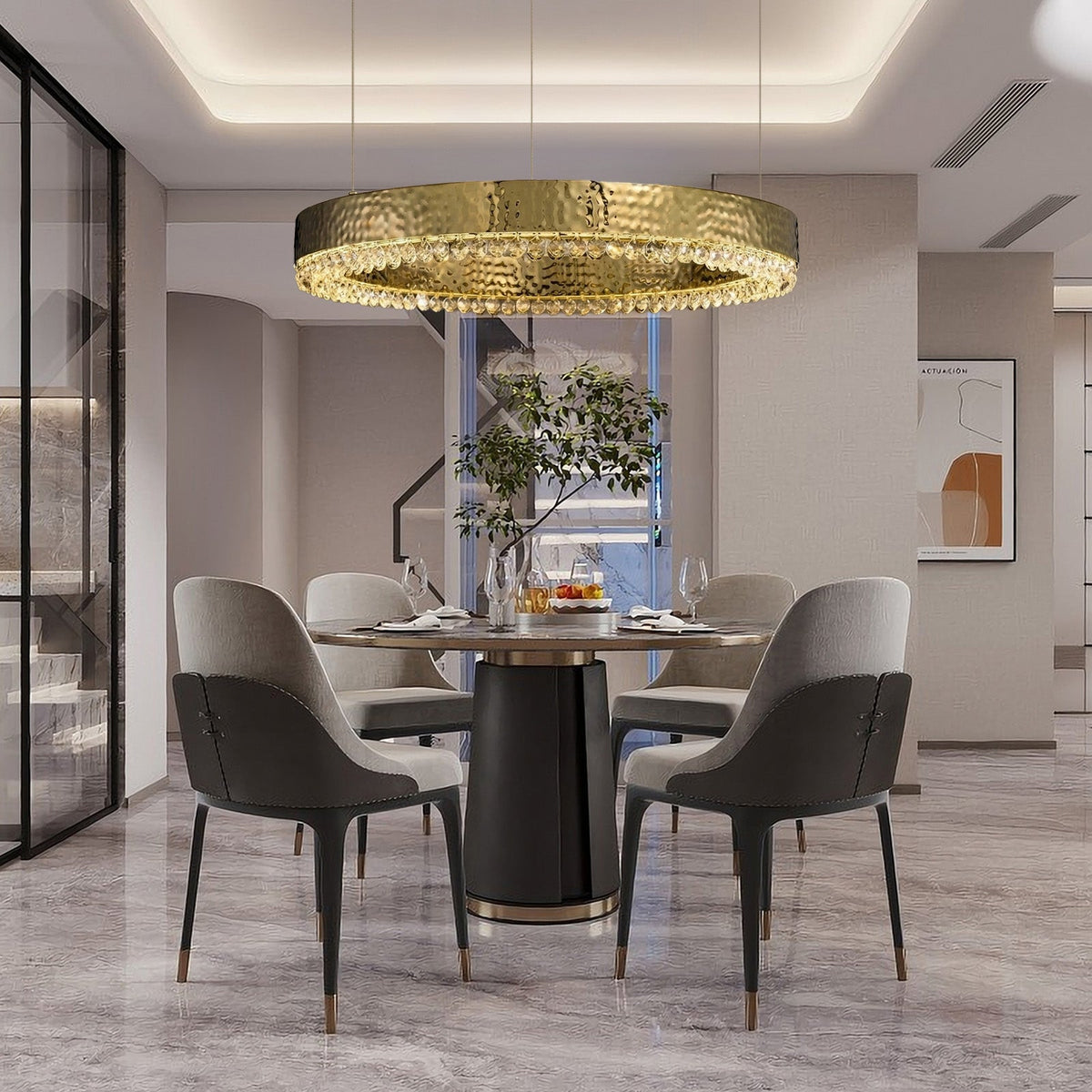 Hudson Crystal Modern Pendant Light