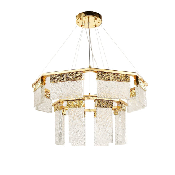Haloire 2-Tier Round Down-light LED Chandelier