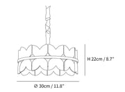 Alabaster Cloudscape Chandelier