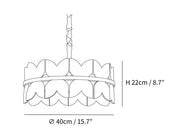 Alabaster Cloudscape Chandelier