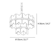 Alabaster Cloudscape Chandelier