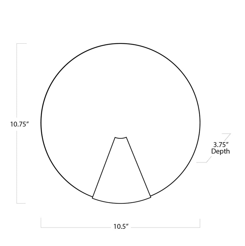 Regina Alabaster Houston Round Wall Sconce