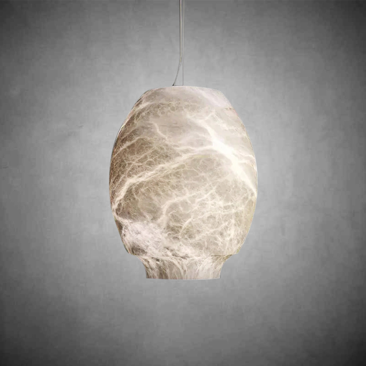 Alabaster Lantern Pendant Light, Bar Pendant Light