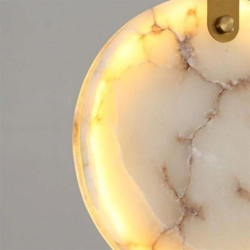 Queenie Alabaster Long Staircase Pendant Light