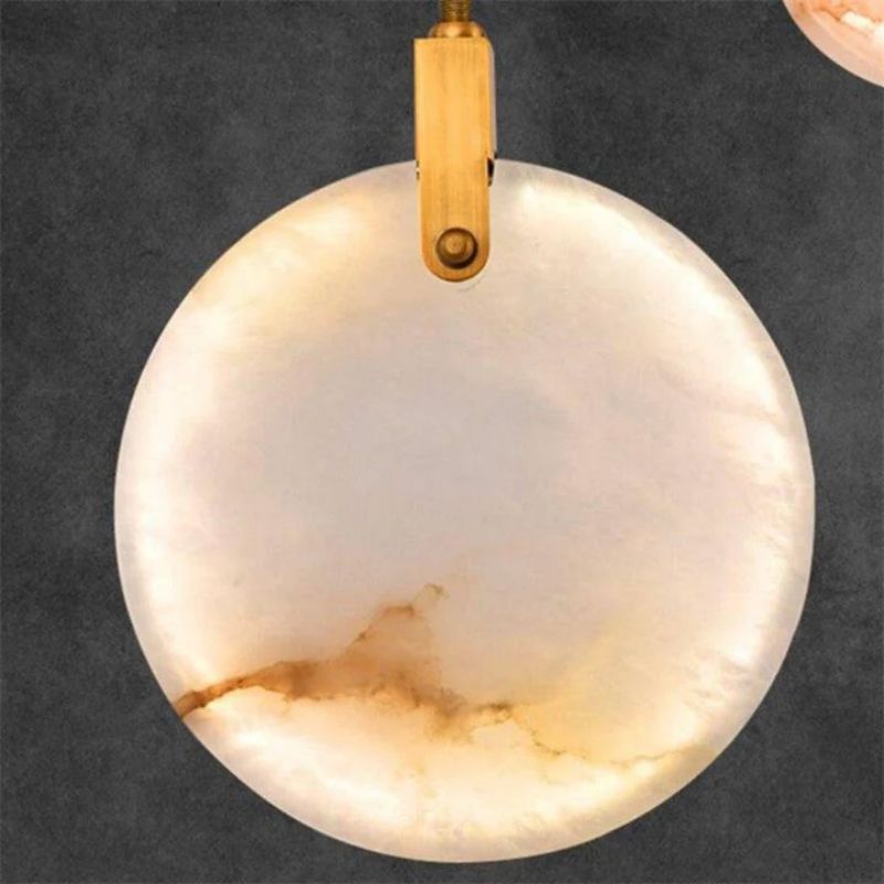 Queenie Alabaster Long Staircase Pendant Light