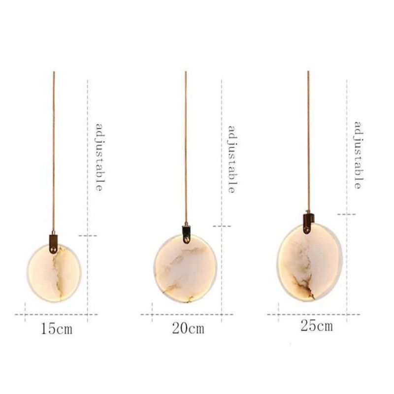 Queenie Alabaster Long Staircase Pendant Light