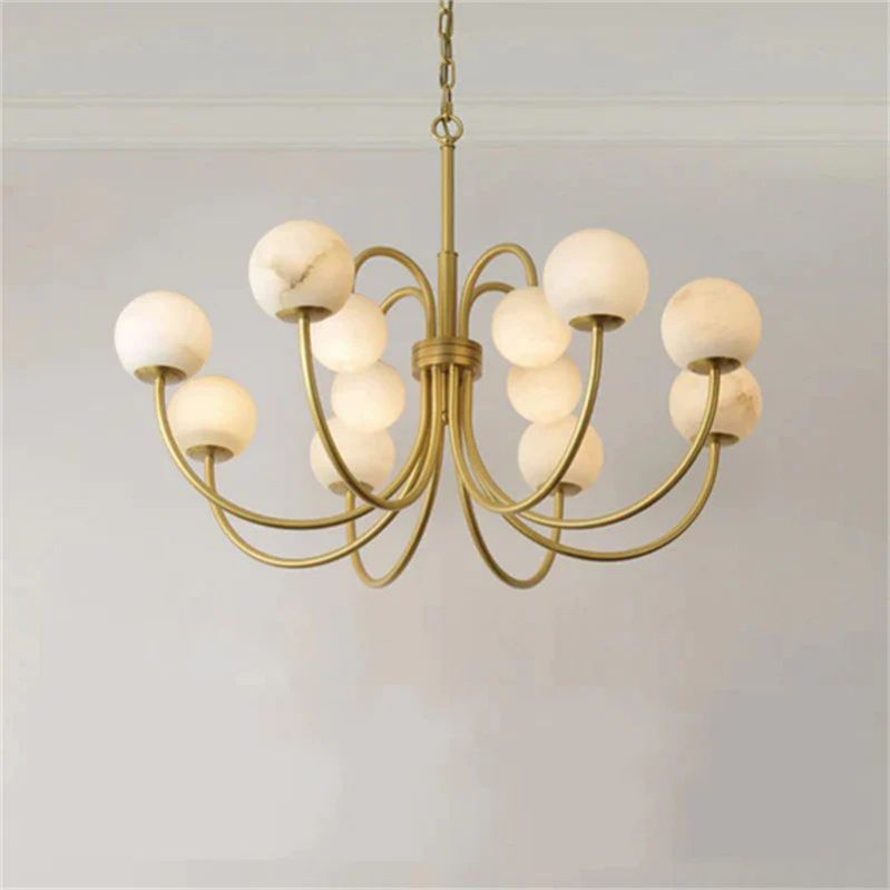 Casey Alabaster Radial Chandelier