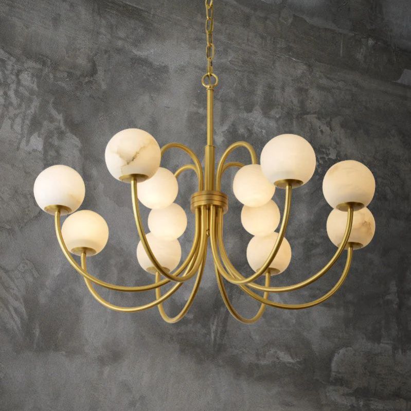 Casey Alabaster Radial Chandelier