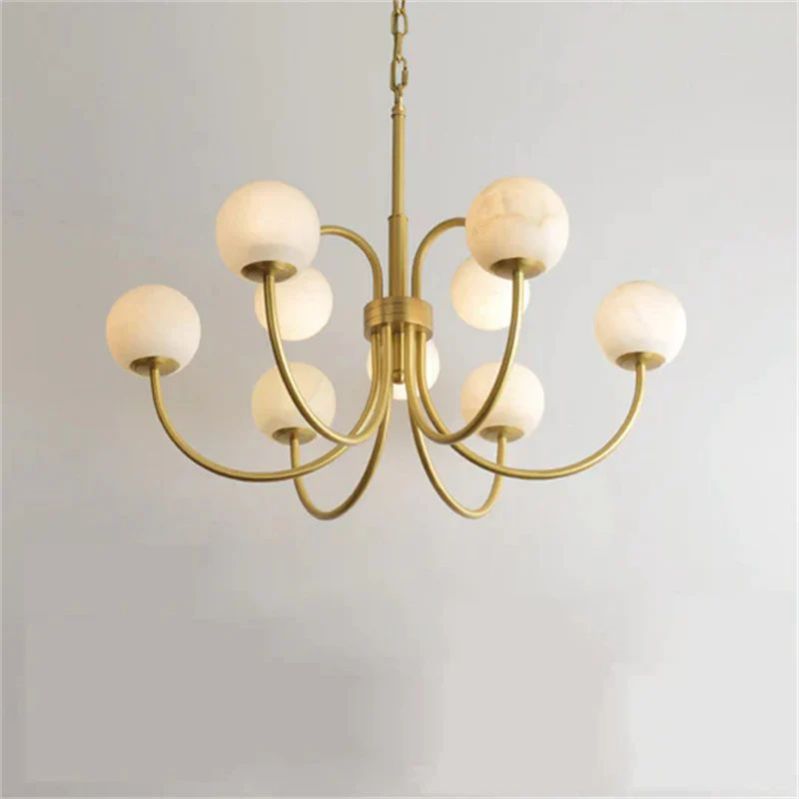 Casey Alabaster Radial Chandelier