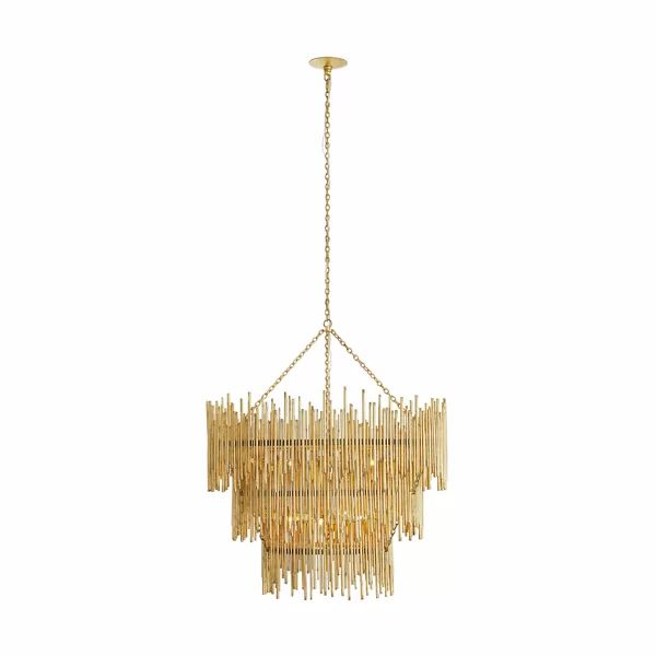 Russell Luxury 3-Tier Metal Chandelier Lighting for Living Room