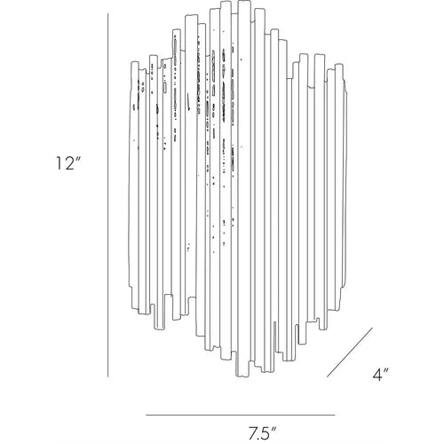 Russell Wall Sconce For Living Room, Bedroom, Foyer entryway