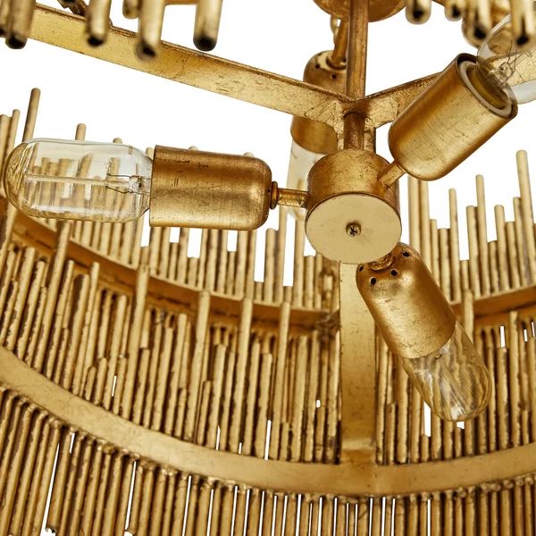 Russell 2-Tier Round Metal Living Room Chandelier Lighting