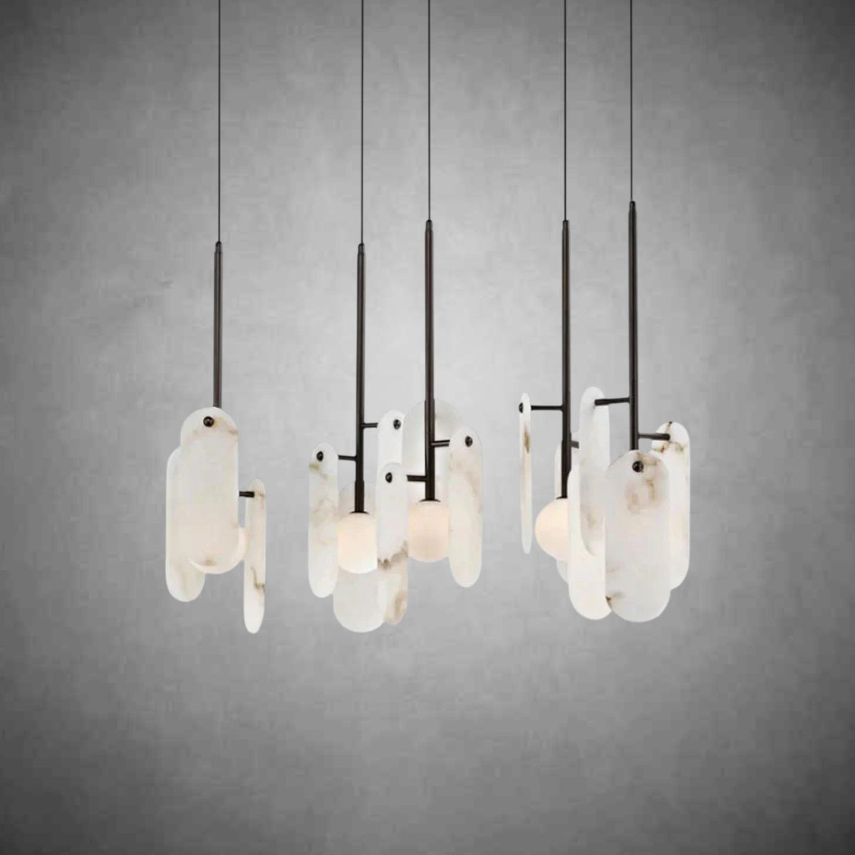 Alyssa Alabaster Studio 5-Light Pendant Chandelier