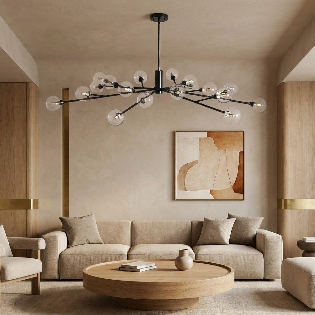 Apollo Round Chandelier 36"47"59"