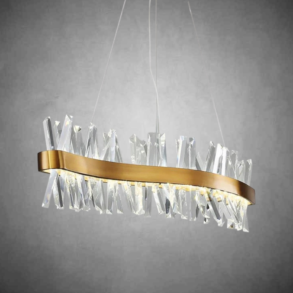 Arsenio Wave Crystal Chandelier