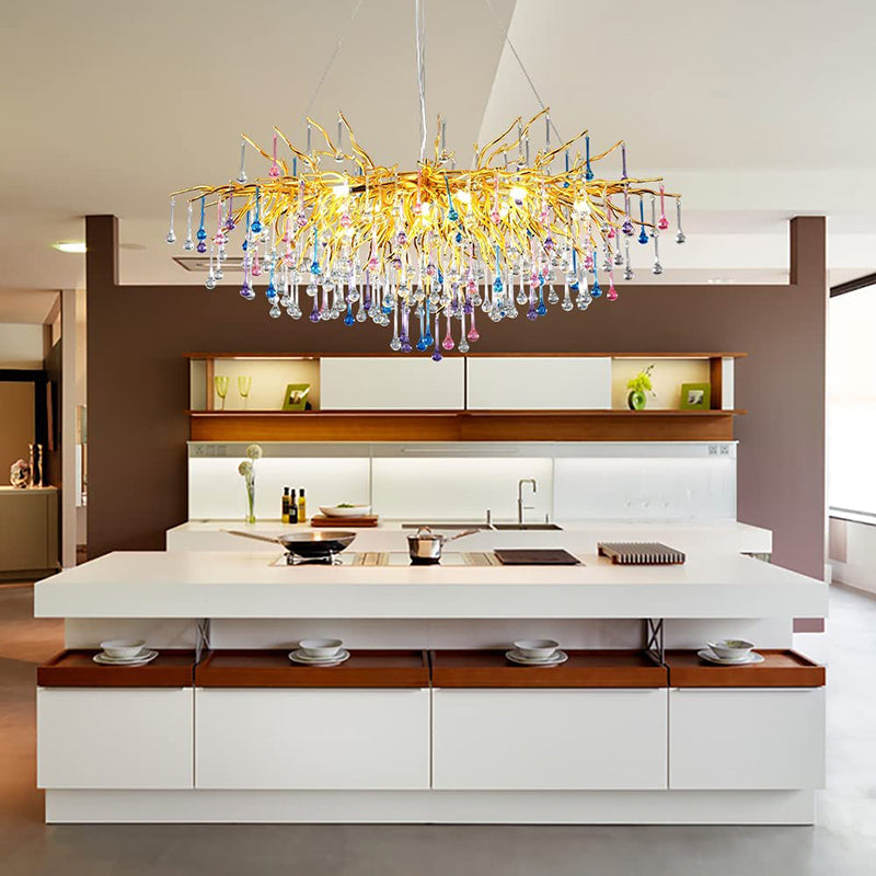 Doris Crystal Branch Chandelier