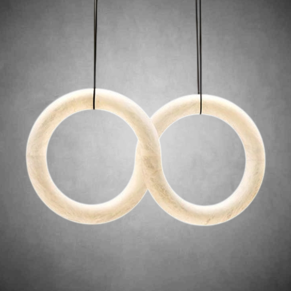 Caleb Luxury Designer Alabaster Chandelier For Living Room