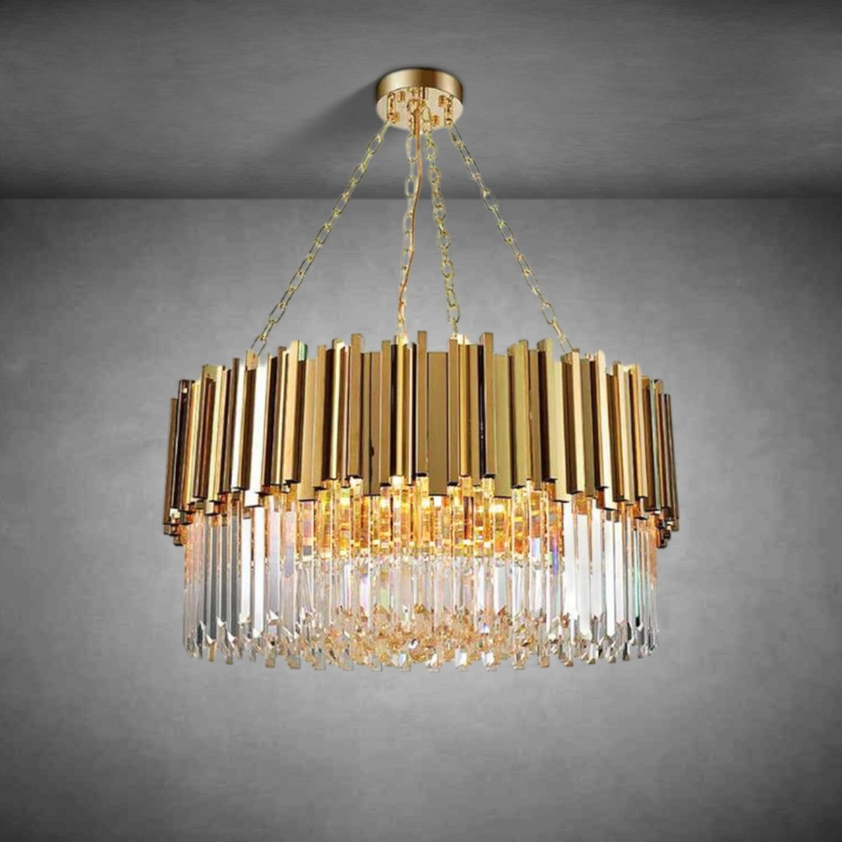 Candi Round Modern Chandelier Chain