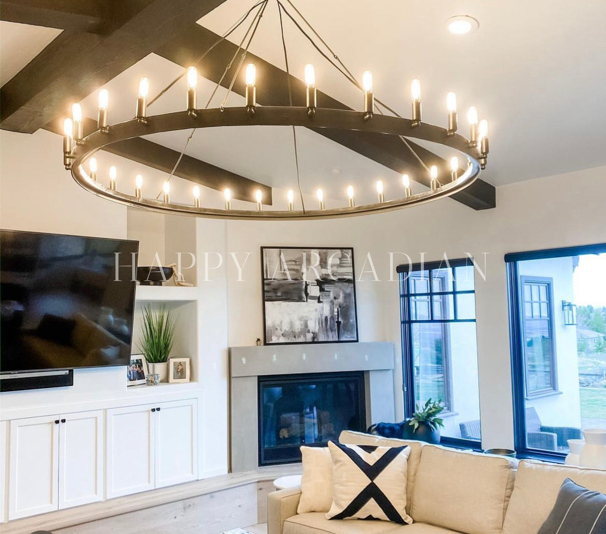 Radiant Series Vintage Filament Chandelier