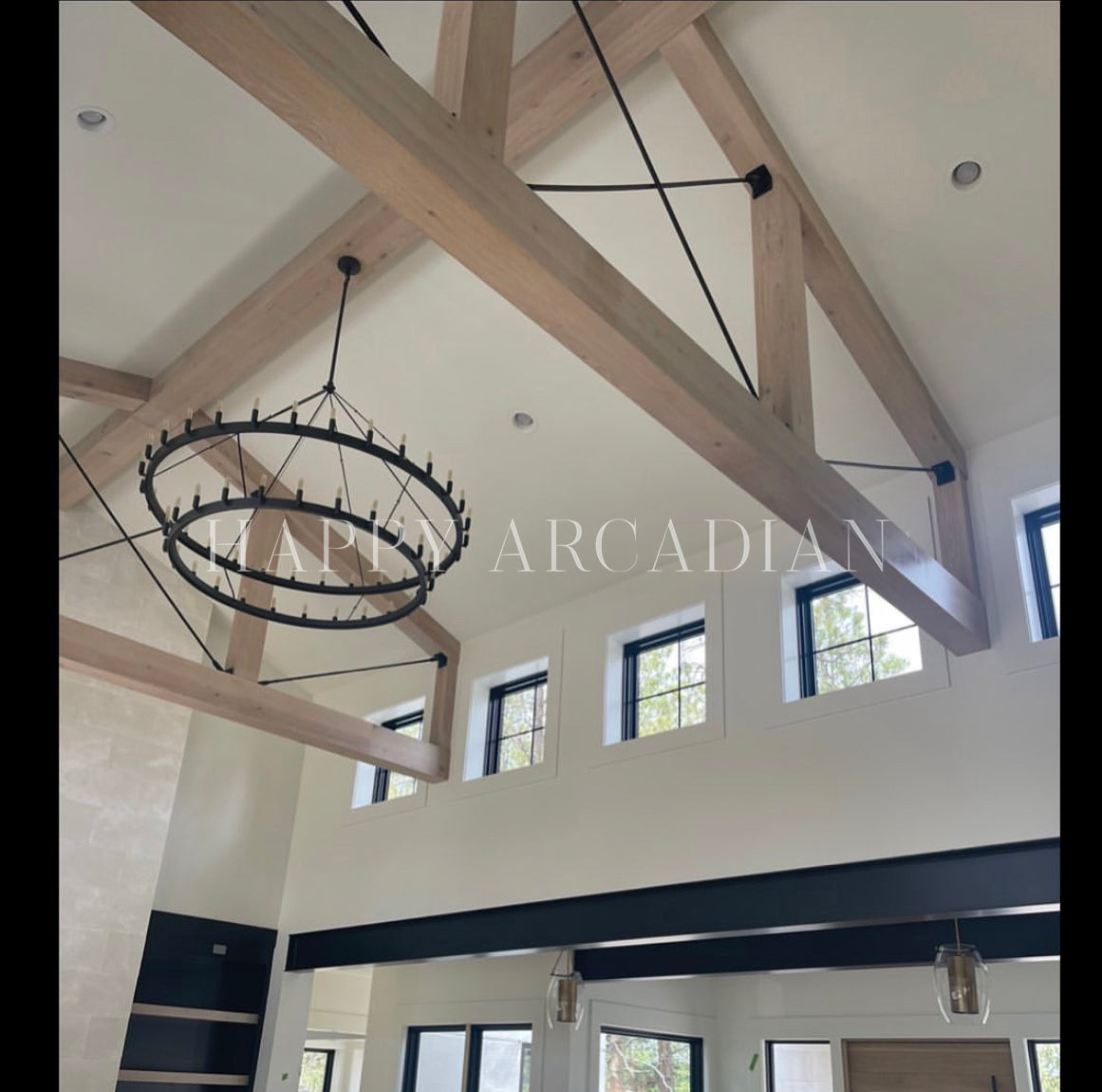 Radiant Vintage Filament Two-Tier Round Chandelier