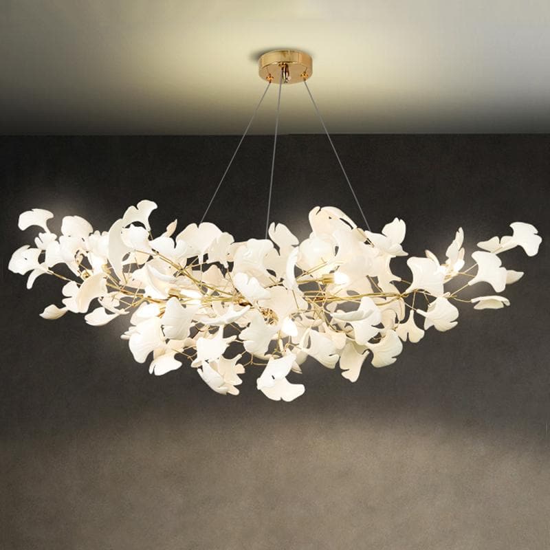 Ceramic Ginkgo Ceramic Chandelier