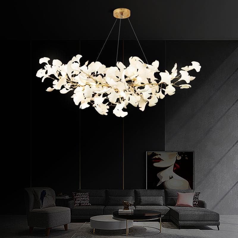 Ceramic Ginkgo Ceramic Chandelier