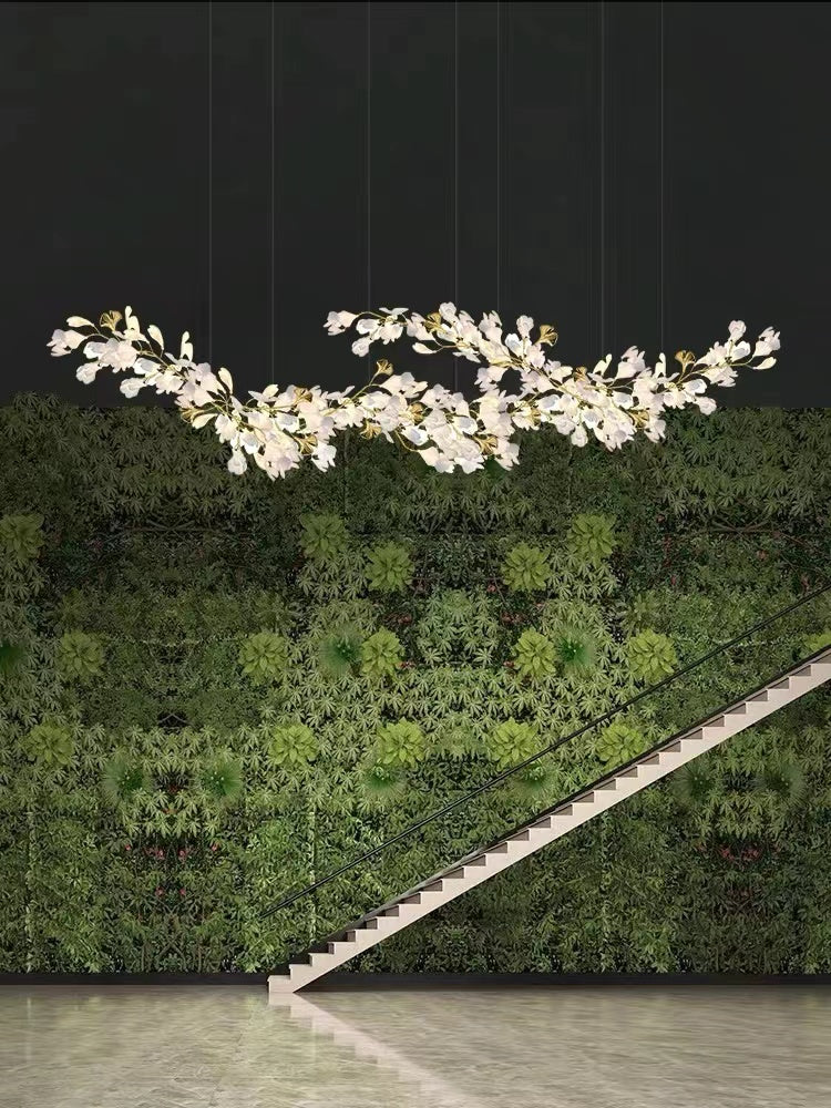 Ceramic Ginkgo Ceramic Chandelier