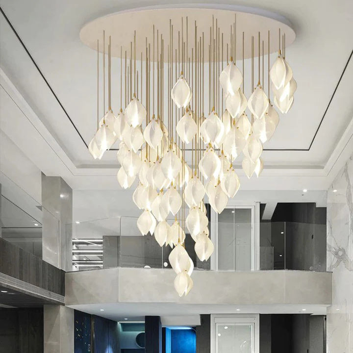 Ariana Modern Bloom Magnolia Ceramic Chandelier