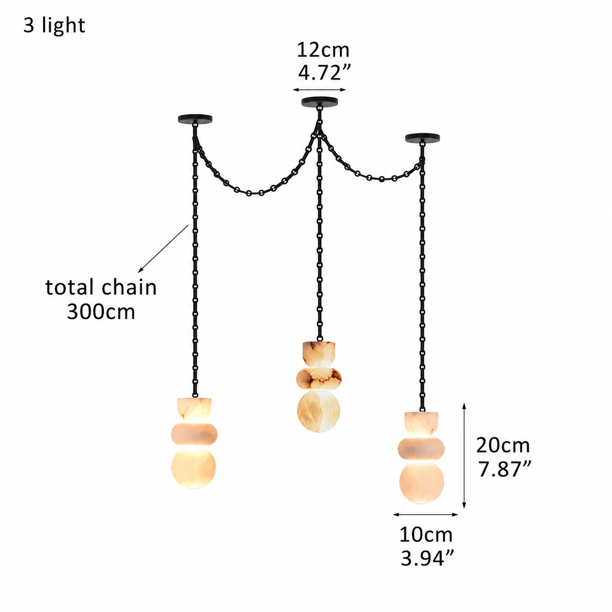 Aurelia Sculptural Modern Chandelier