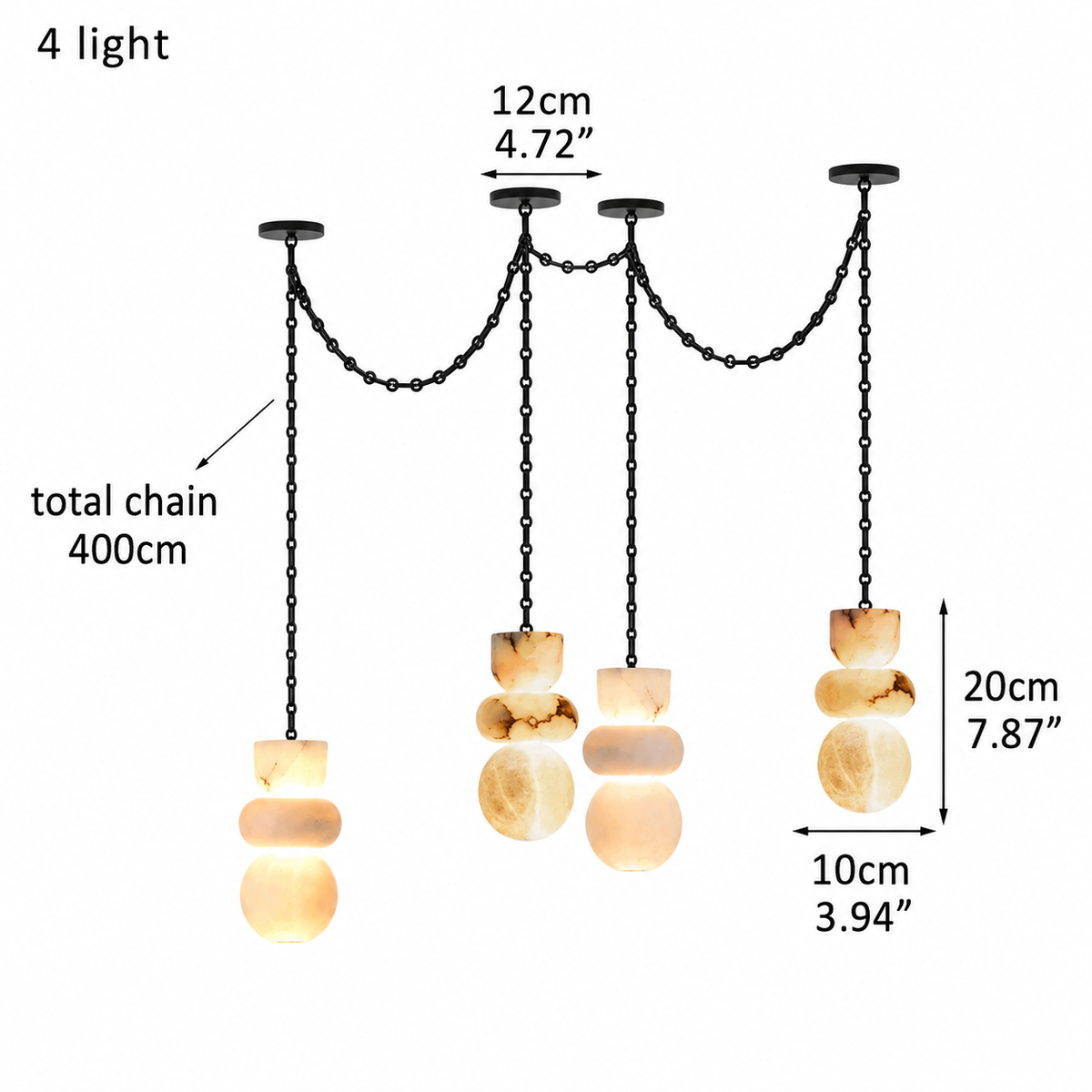 Aurelia Sculptural Modern Chandelier