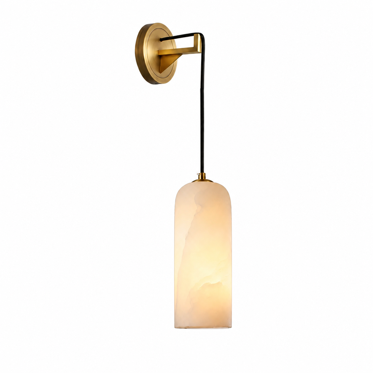 Lucera Spanish Alabaster Modern Wall Sconce 10.2"