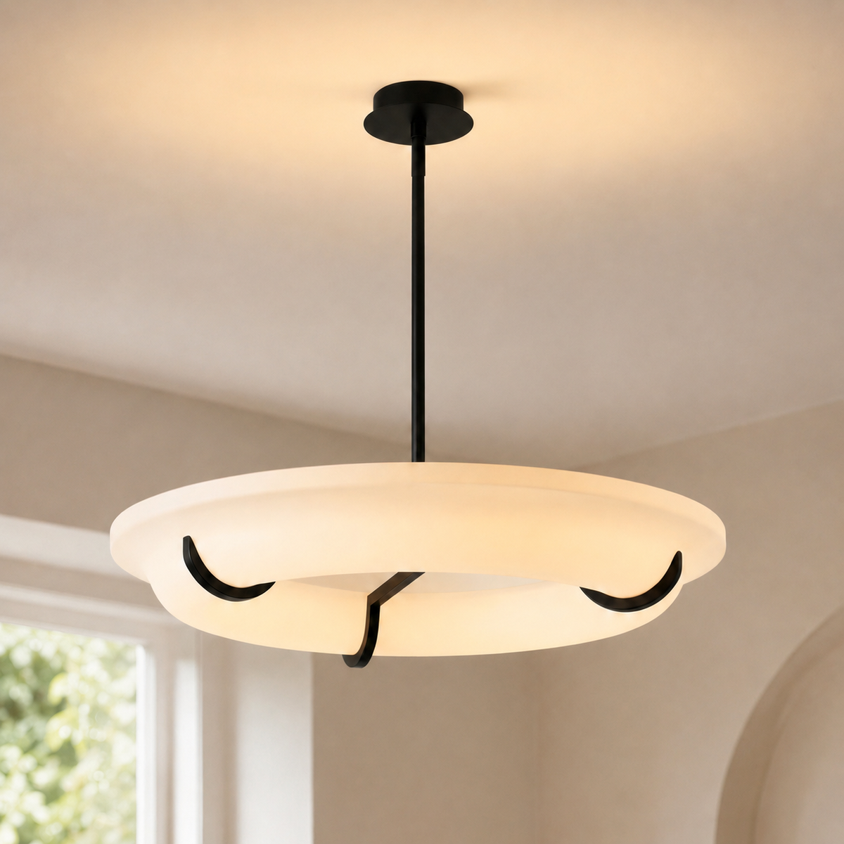 Halo Drift Sculptural Modern Chandelier