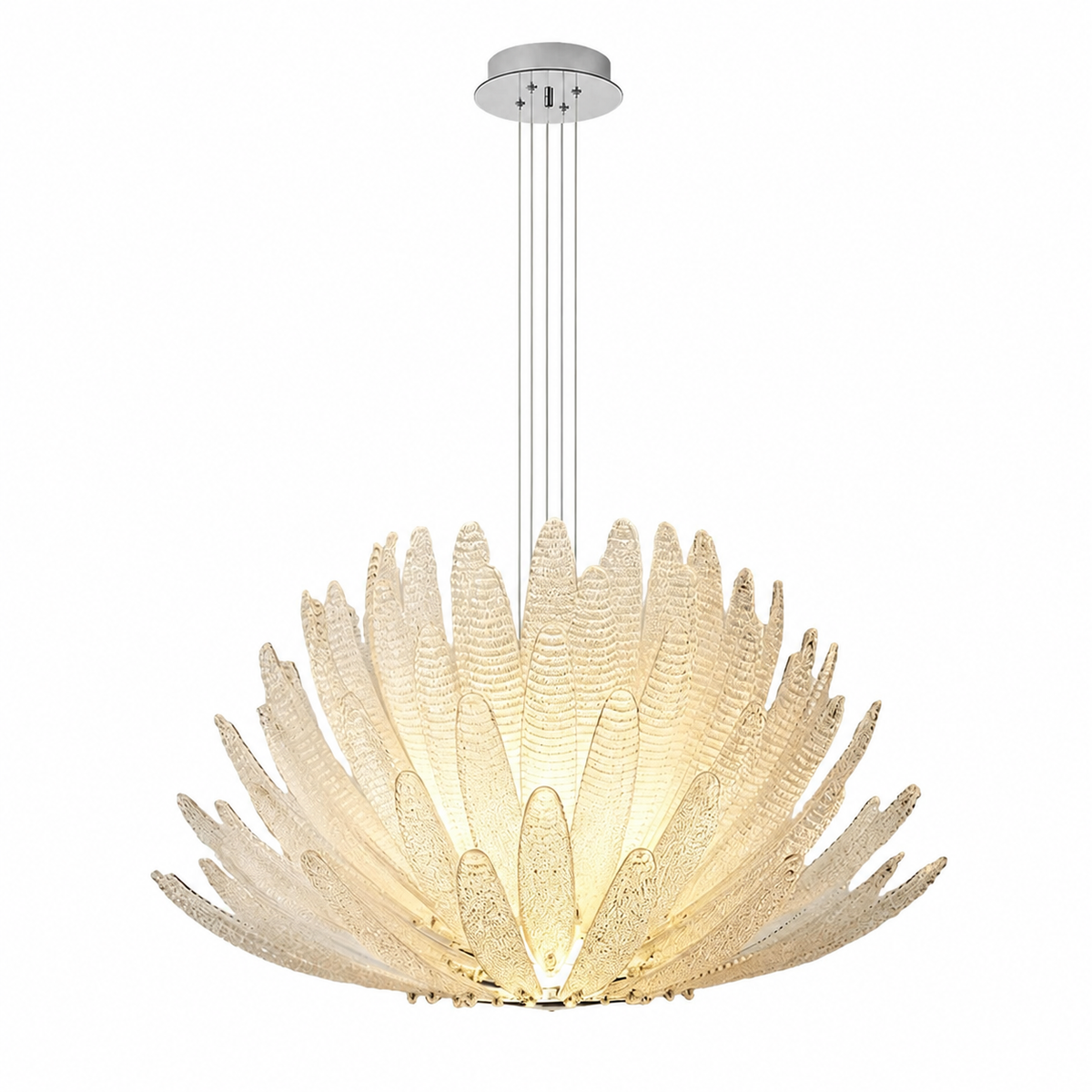 Calista Artisan Murano Chandelier 32.7"