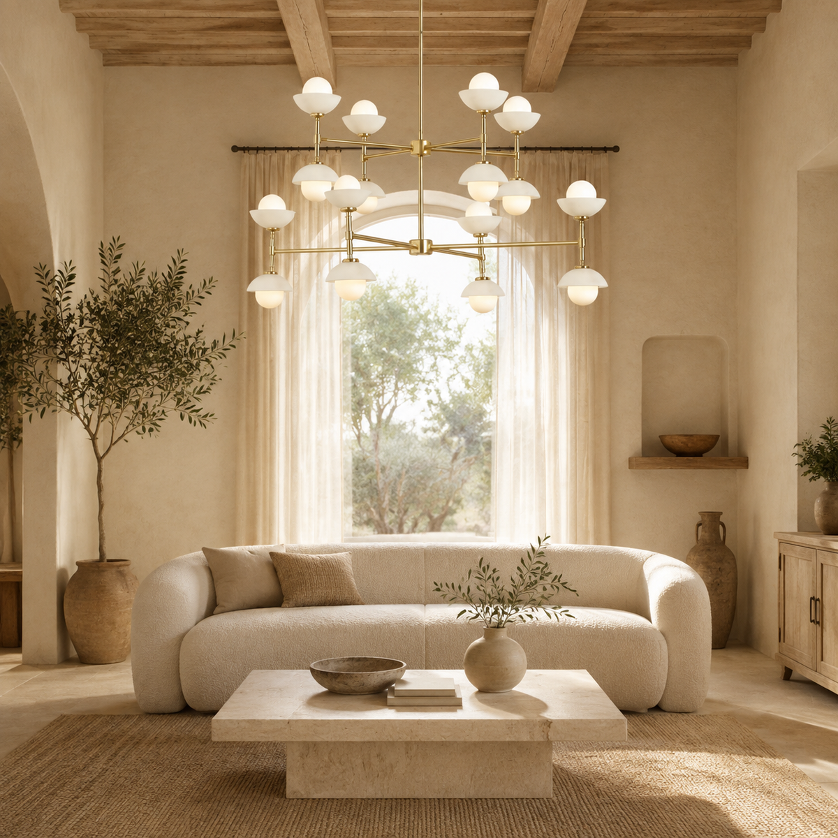 Aveline Refined Modern Chandelier 30.7"
