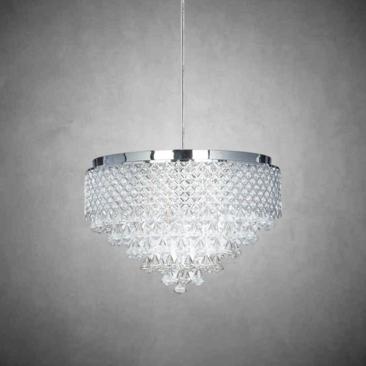 Cinderella Crystal Round Chandelier