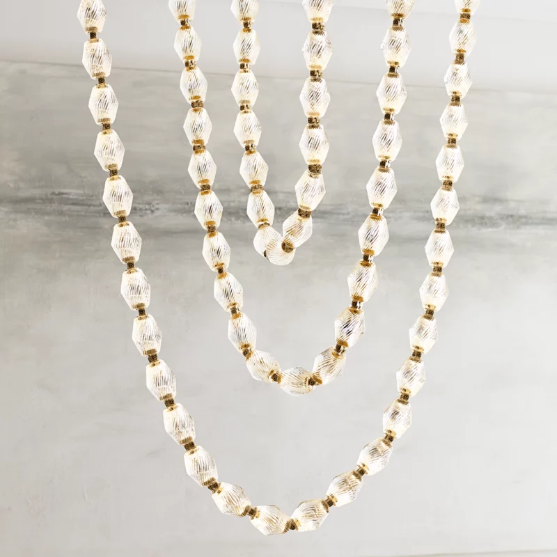 Collier Glass Pendant Lamp 89.7"H