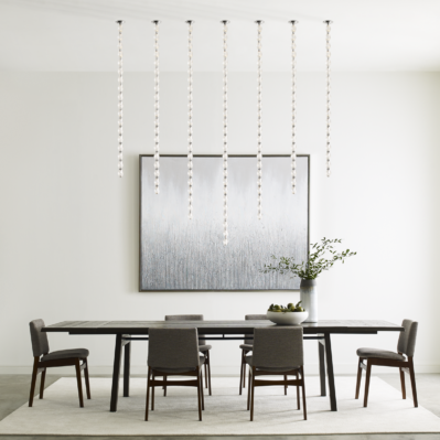 Collier Glass Pendant Lamp 26.2"H