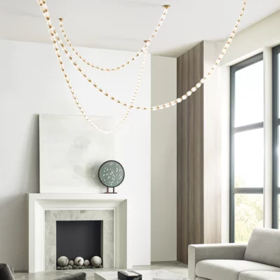 Collier Glass Pendant Lamp 26.2"H