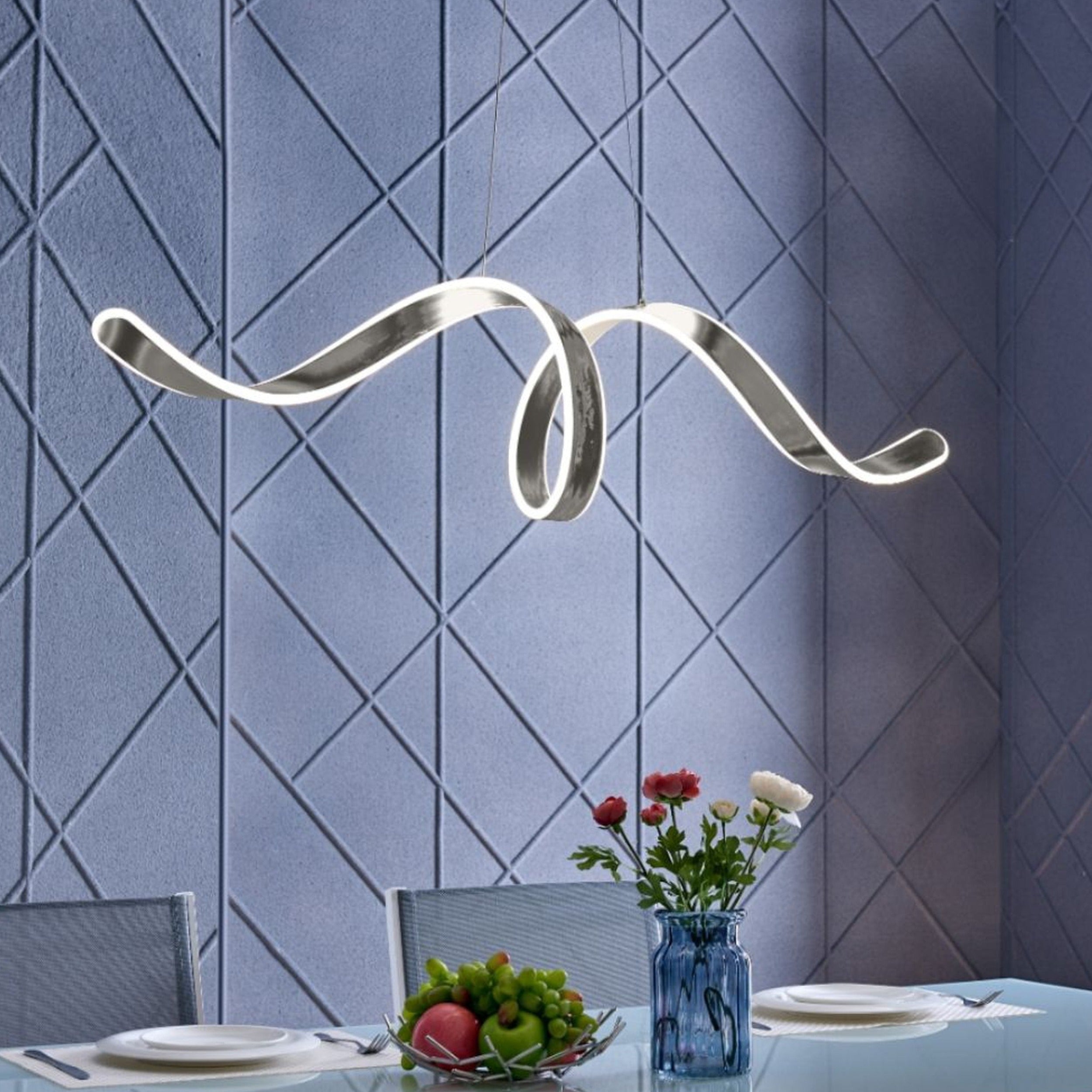 Copenhagen LED Chandelier Chrome