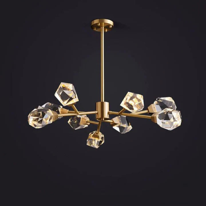 Alan Modern Living Room Bedroom Crystal Chandelier Lighting