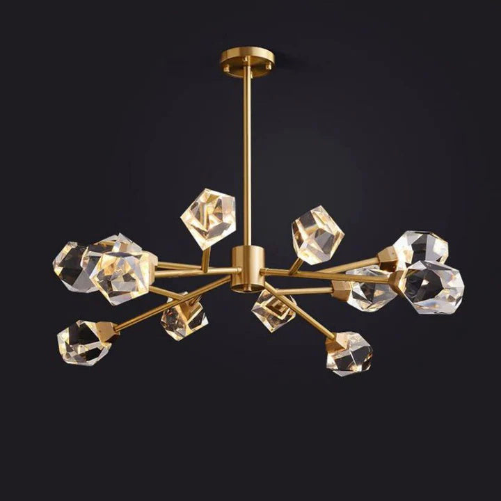 Alan Modern Living Room Bedroom Crystal Chandelier Lighting