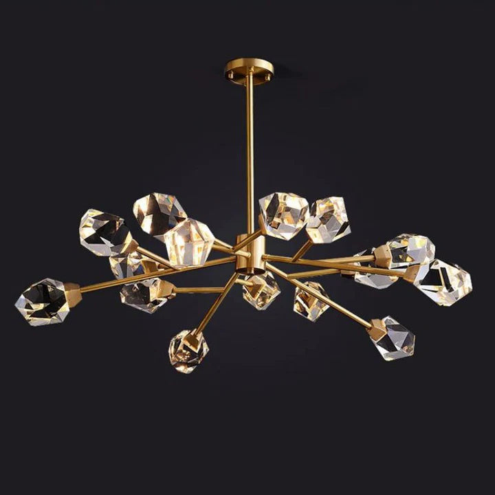 Alan Modern Living Room Bedroom Crystal Chandelier Lighting