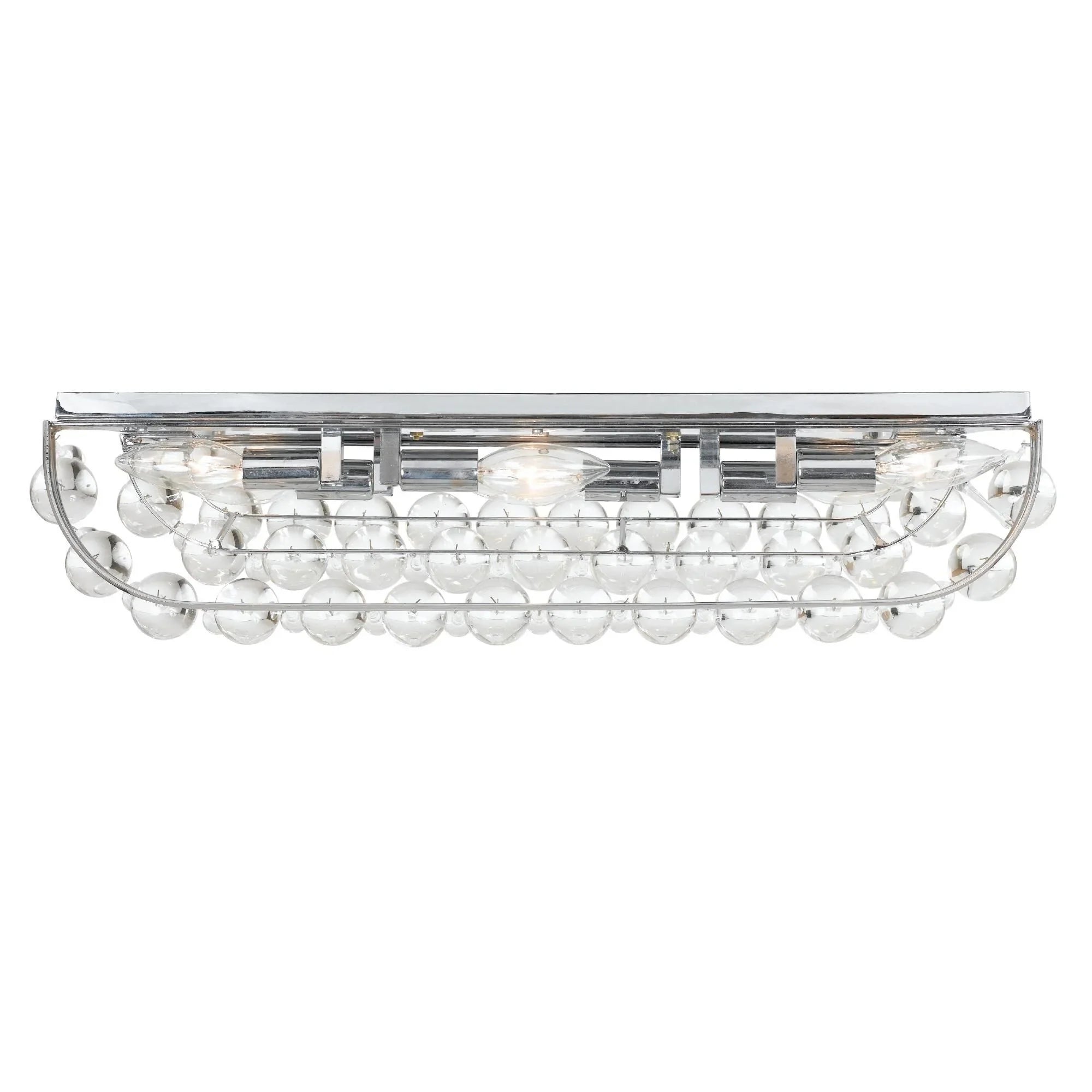 Calypso 33-Inch 8-Light Crystal Bath Vanity Light
