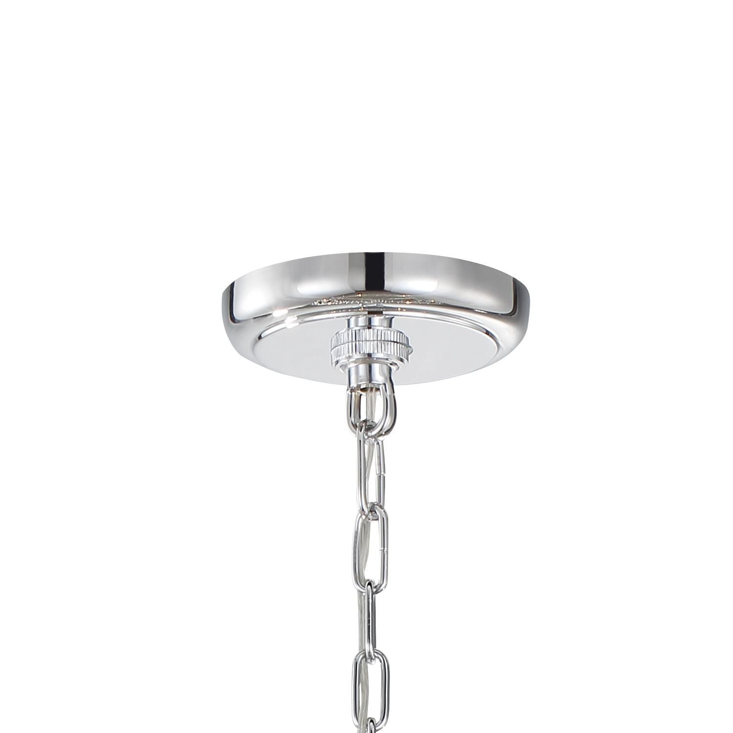Crystorama Calypso 8-Light 25-Inch Chandelier, Clear Glass Accents